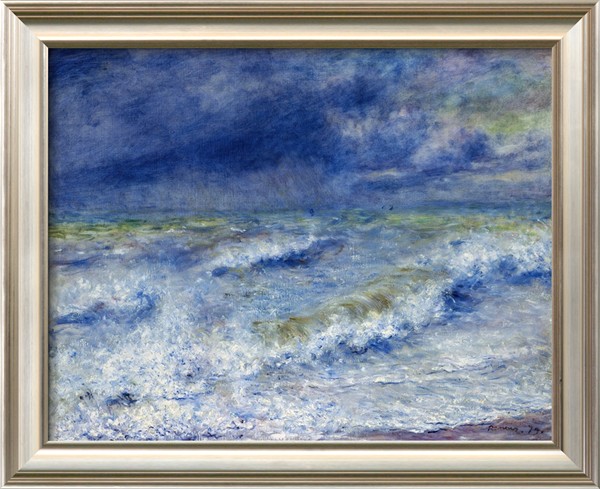 Seascape by Renoir - Pierre-Auguste Renoir painting on canvas